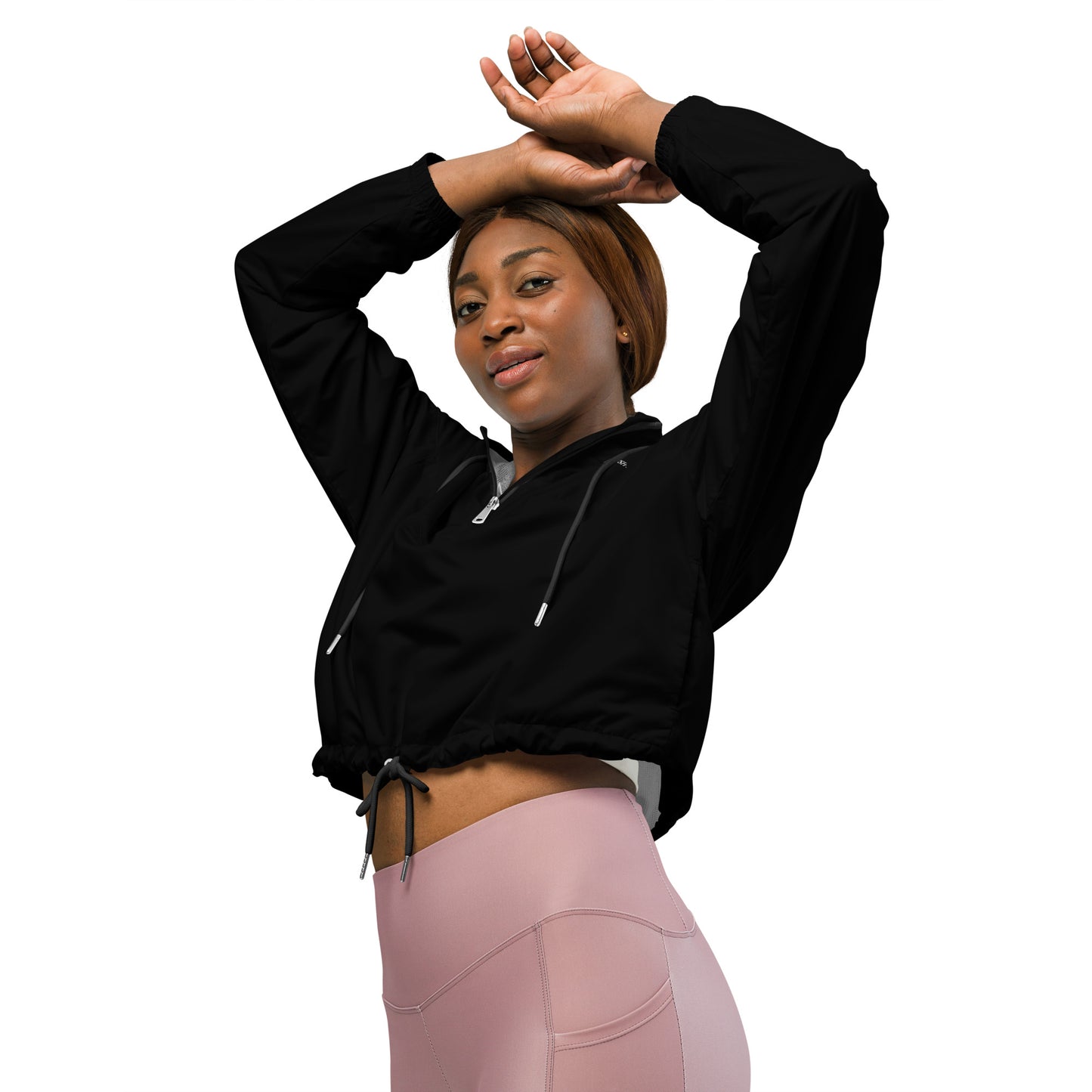 Breeze Chic Women's Cropped Windbreaker