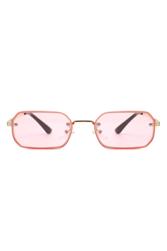 Slim Retro Rectangle Narrow Fashion Sunglasses