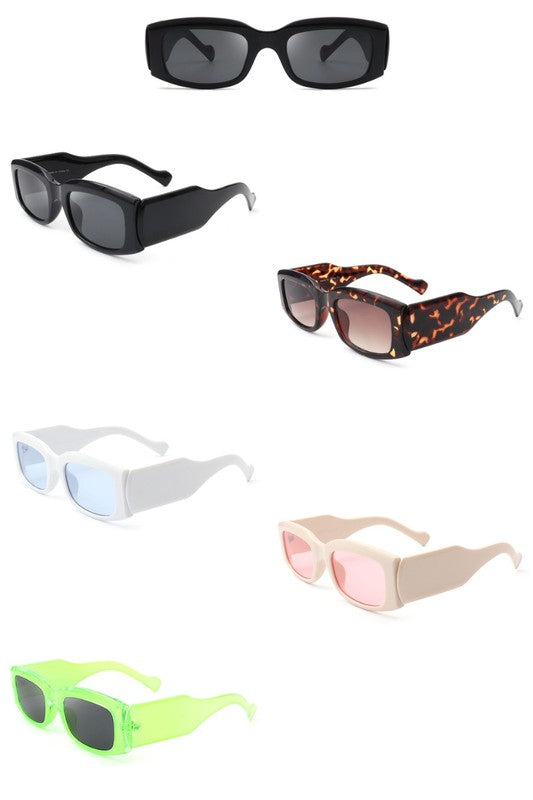 Retro Rectangle Vintage Fashion Sunglasses
