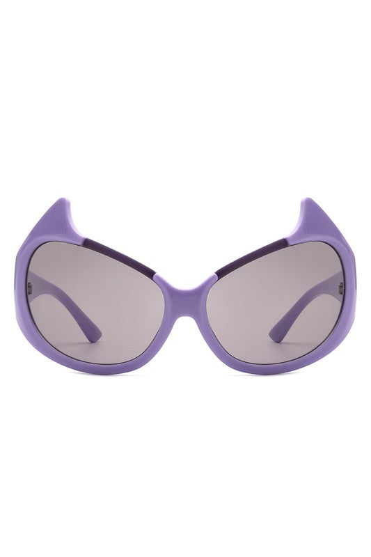 Round Oversize Fashion Cat Eye Sunglasses