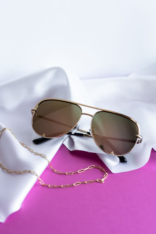 The Kay  Unisex Aviator Sunglasses