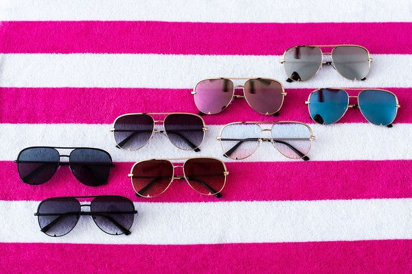 The Kay  Unisex Aviator Sunglasses