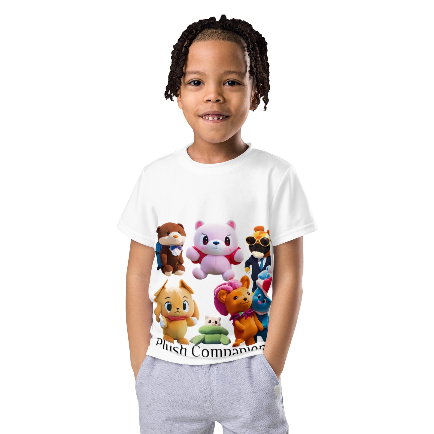 Plush Companion Kids Crew Neck T-Shirt