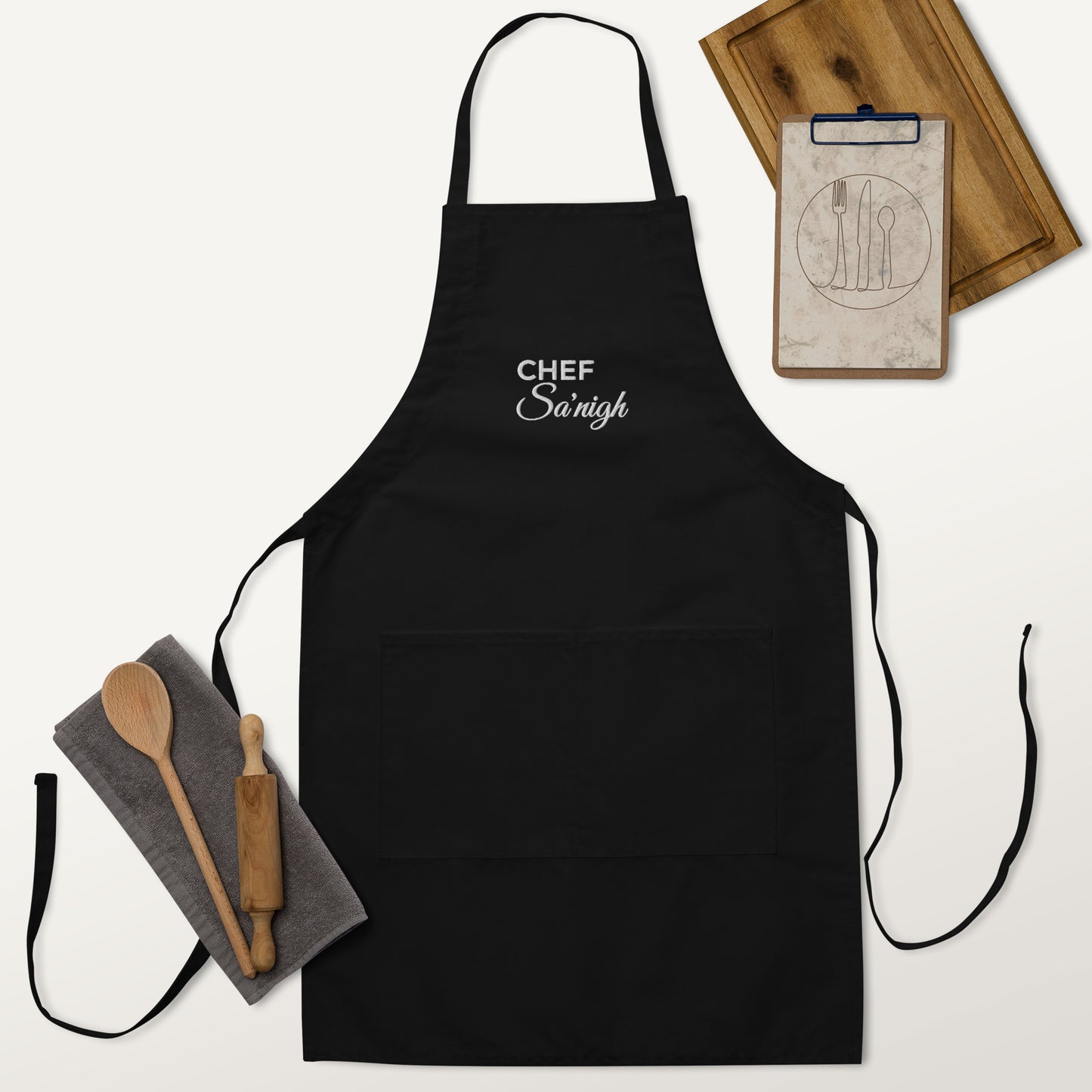Exclusive Chef Sa'nigh Apron: Elevate Your Cooking Experience!