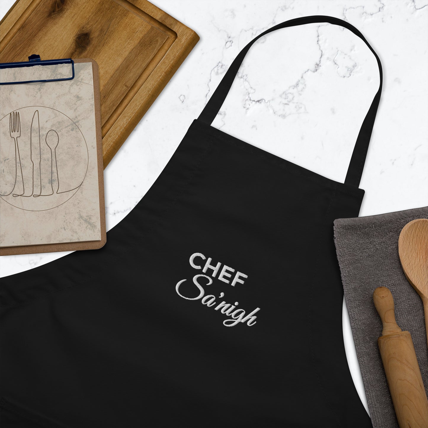 Exclusive Chef Sa'nigh Apron: Elevate Your Cooking Experience!